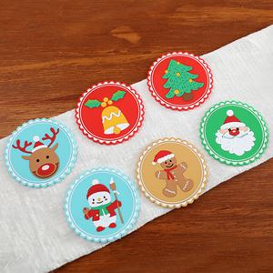 แผ่นรองแก้วซิลิโคนทรงกลมแบบกันความร้อน กันลื่น ใช้งานได้ยาวนาน สำหรับเทศกาลคริสต์มาส  รับผลิตตามสั่ง ขายส่ง พร้อมโปรโมชั่นพิเศษ - Product Image 5