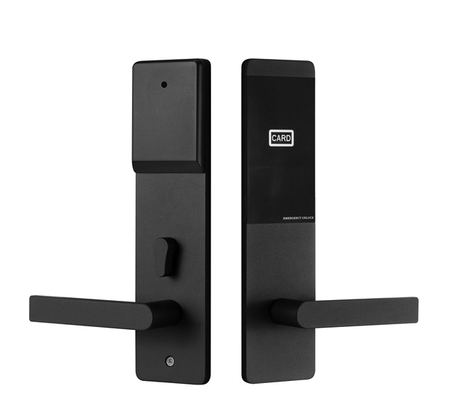 High Quantity Hot Sale Polished RFID Smart Anti-Theft Alloy ANSI Standard Hotel Lock with Card & Key Unlock