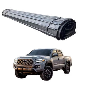 อุปกรณ์เสริมรถยนต์ <span class=keywords><strong>4x4</strong></span> ฝาปิดกระบะท้ายแบบม้วนแข็ง อลูมิเนียมอัลลอยด์ พร้อมระบบล็อค สำหรับ Toyota/RAM/F150 ปี 2023 กันน้ำ - Product Image 1
