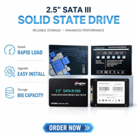 قرص صلب داخلي محمول عالي السرعة بسعة 2 تيرابايت SATA NVME، ذاكرة تخزين كبيرة السعة 2 تيرابايت للكمبيوتر المحمول وسطح المكتب