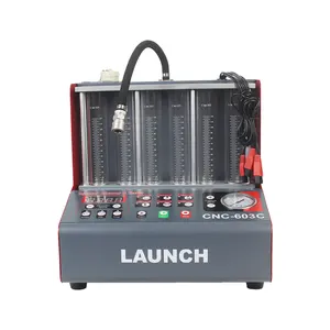 CNC603C 6 צילינדרים אנגלית לוח אולטרסאונד דלק Injector Tester & מנקה עבור בנזין רכב