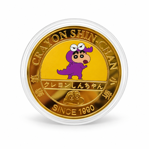Médaille Héroïque Garçon Rieur 2026 – Sept Motifs Enfants Amusants – Plaqué Or – Boîtier Acrylique - Product Image 4