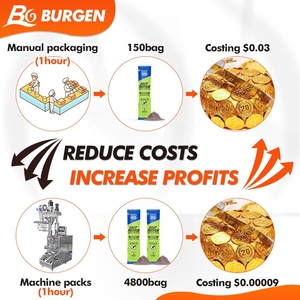 Tự động nhỏ gói thực phẩm điện Vitamin bột Pouch dọc điền máy đóng gói - Product Image 3