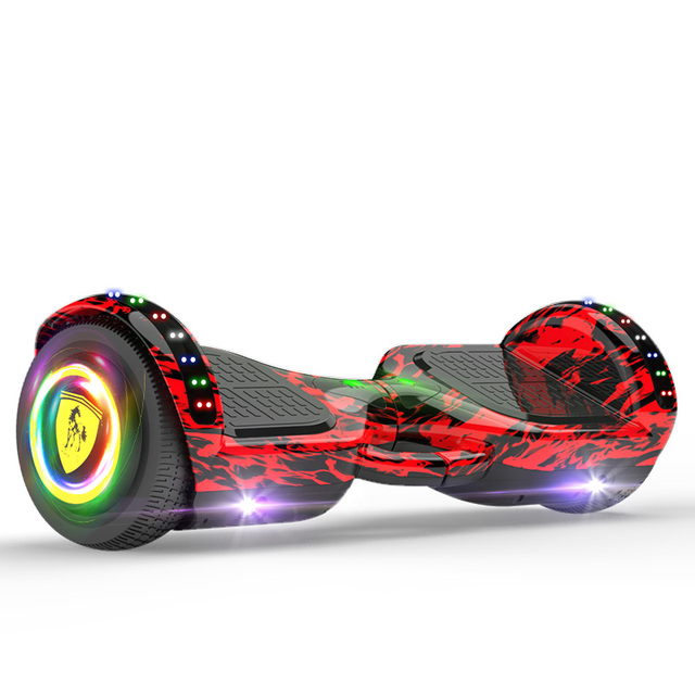 6.5 Inch Kids LED Light Music Two Wheel Self-balancing Hoverboards Car Smart Balance Electric Scooter