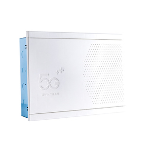 FTTH Home Entry Box Steel <b>Cabinet</b> Wall Flush Mount Plastic Cover Customizable OEM POE/GSM/SDK/GPRS Smart Building Weak Current - Product Image 1
