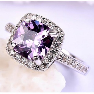 Anillo de Boda Ovalado Clásico de Plata Silverwill con Circonitas para Mujer, Chapado en Rodio, Certificado CMA, Regalo de Aniversario - Product Image 4