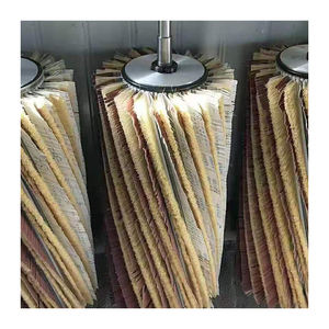 Brosse cylindrique de nettoyage professionnelle industrielle avec manche en métal, brosse à rouleau en <span class=keywords><strong>sisal</strong></span> personnalisée OEM, résistante à l'usure et durable - Product Image 6