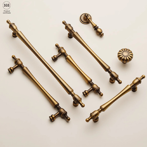 Латунная накатанная ручка в европейском американском стиле - Product Image 4