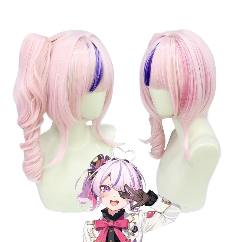 Wholesale Maria Marionette Wig 40cm Long Curly Light Pink  display picture 1