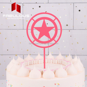Mariage Anniversaire Fête Gâteau Toppers Fournitures De Fête sirène gâteau fleur gâteau topper pour <span class=keywords><strong>la</strong></span> décoration - Product Image 1