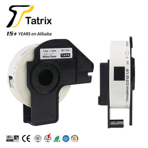 Tatux-rollo de etiquetas térmicas autoadhesivas, de 17mm DK-1204, negro sobre blanco, DK-11204, para impresora <span class=keywords><strong>Brother</strong></span> <span class=keywords><strong>QL</strong></span>-720NW <span class=keywords><strong>QL</strong></span>-<span class=keywords><strong>580N</strong></span>, DK11204 - Product Image 4