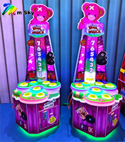 Machine de jeu d'arcade à monnayeur Whack-a-hole Ours pour enfants, jeu de frappe interactif parent-enfant, garantie 1 an