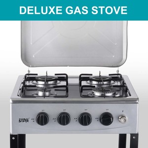 WinningStar Cross-Border Four-Burn Gas <b>Stove</b> with Rack, European Outdoor Cooking Set, Gas <b>Stove</b>, Simple European Style <b>Stove</b> - Product Image 4