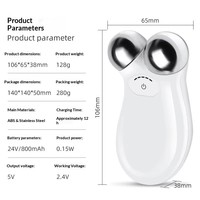 Masseur facial à micro-courant pour raffermir la peau, lifting, anti-âge, anti-rides, rajeunissement, amincissement du visage, instrument de beauté
