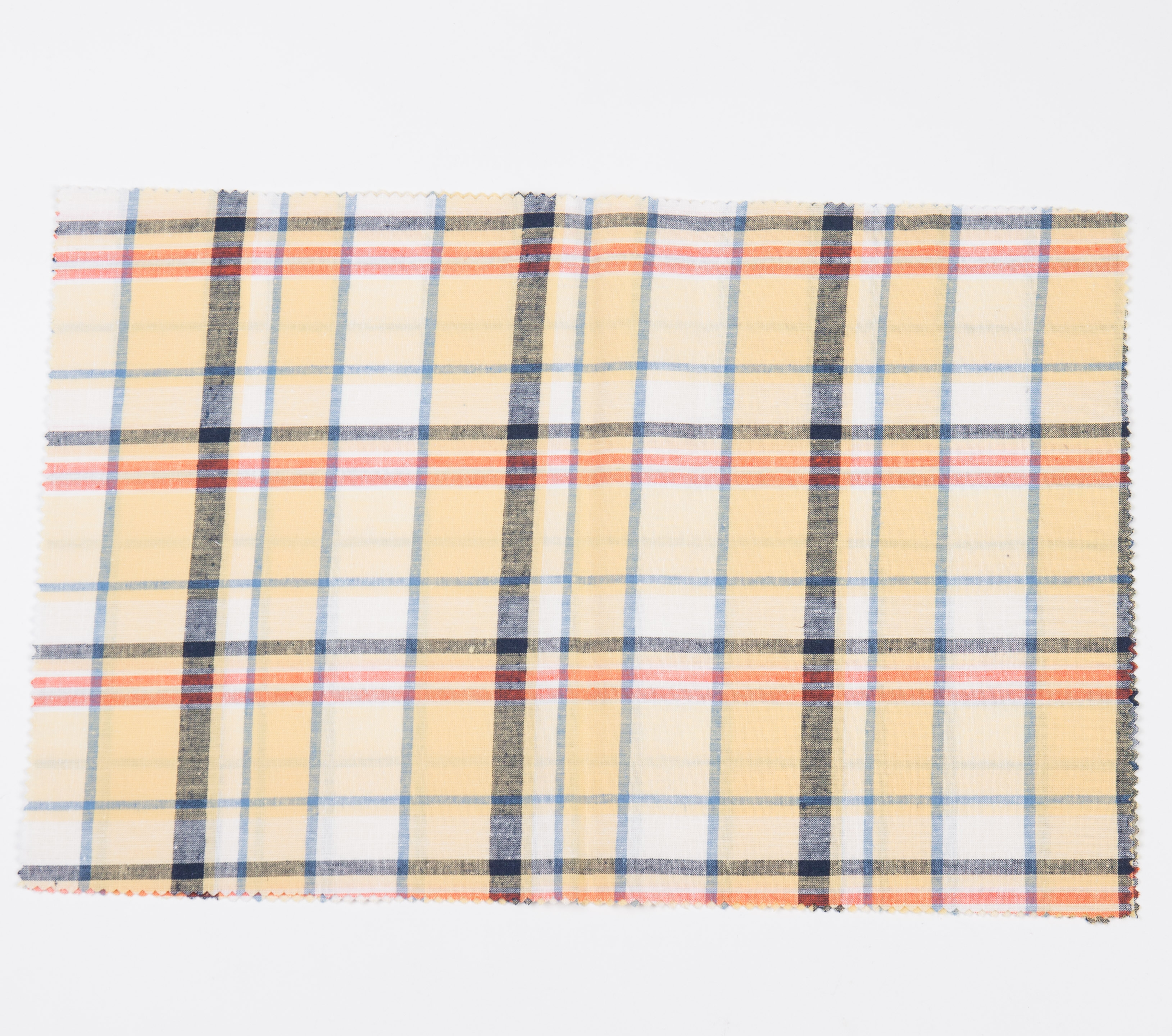 Лидер продаж, хлопчатобумажная льняная пряжа, крашенная клетчатая ткань для рубашек