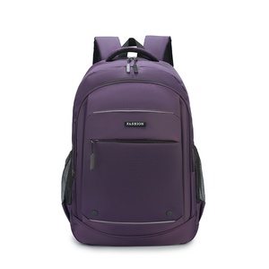 2025 High-End Trendy Cross-Border Backpack Waterproof Oxford Material for Casual <b>Work</b> and Travel Zipper Closure Computer <b>Bag</b> - Product Image 1