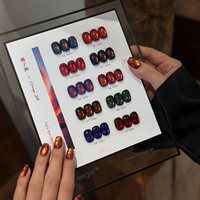 SUUSEEGEL 2026 Nouveau Kit de Gel Ongles Effet Œil de Chat 10 Couleurs en Bouteille, Gel UV Non Toxique de Haute Qualité pour Salon de Manucure et DIY, Vente en Gros ODM/OEM