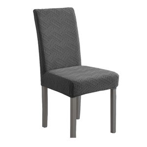 Funda de Silla Jacquard para Boda, 2 Piezas, Elástica, de Spandex, para la Mitad del Asiento de Silla de Comedor, para Banquete - Product Image 1