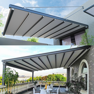 Toldo Eléctrico Plegable de Aleación de Aluminio, para Patio de Villa, Balcón, Cafetería, Retráctil - Product Image 5
