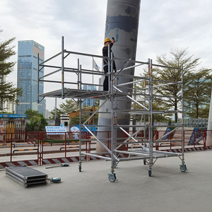 Modern Design Aluminium <strong>Scaffold</strong> <strong>Tower</strong> with Wheels Boards and Tool Belts-<strong>Used</strong> Scaffolding Accessories on <strong>Sale</strong> - Product Image 3