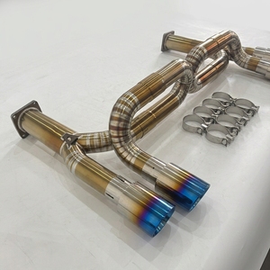 Sistema de Escape Catback de Alto Rendimiento con Convertidor Catalítico de Alto Flujo y Tubo de Bajada para Porsche 911 991.2 Turbo 2019 - Product Image 2
