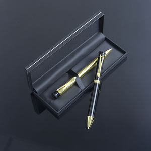 Penne da regalo di vendita calda con ricariche a penna a sfera incisa manuale in metallo 2024 di lusso - Product Image 1