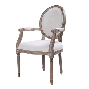 <span class=keywords><strong>Chaise</strong></span> de salle à manger <span class=keywords><strong>Louis</strong></span> moderne de haute qualité avec siège rembourré confortable et dossier élégant en canne de bambou - Product Image 1
