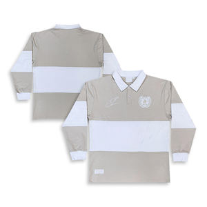Polo de haute qualité à manches longues avec logo brodé T-shirts en coton - Product Image 1