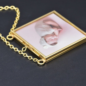 Pendentif en pierre de pissenlit avec photo, 1 pièce, vraie fleur, en cristal, breloques pour salon, souvenir D i, bijoux, vente en gros - Product Image 2