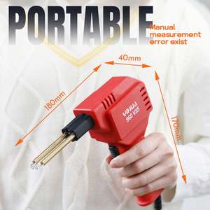 YIHUA 960-V85 Outil de réparation de pare-chocs automobile pour fissures <span class=keywords><strong>Kit</strong></span> de soudage plastique PVC portable avec agrafeuses chaudes - Product Image 6