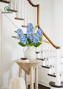 Flores de Hortensia Artificiales Tallos de Hortensia Panicled de Tacto Real Flores Azules <span class=keywords><strong>Hortensias</strong></span> de Cono Falso para Florero Alto Decoración del Hogar - Product Image 5