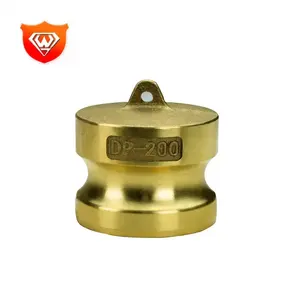 Electric Cam Lock Receptacle Brass Air Gas Quick Connection Fitting