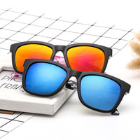 Nouvelles Lunettes de Soleil 2026 Style Vintage à Monture PC et Verres Dégradés Couleurs Néon Tendance à Prix Abordable