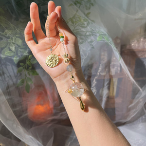 Customize High Quality Natural Garden Quartz Sphere Pendulum Crystal Healing Stones Witchcraft <strong>Clock</strong> for <strong>DIY</strong> Reiki Gifts - Product Image 2