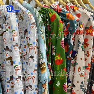 Camisas de Manga Longa Tricotadas Casuais com Estampa e Calças para o Natal, Pijamas Sublimados para Família - Product Image 2