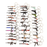 Llavero de metal con forma de pistola, venta al por mayor, 5-9 cm, 18 cm, modelo de pistola de juego M24, llavero de metal, pistolas de juguete realistas y económicas