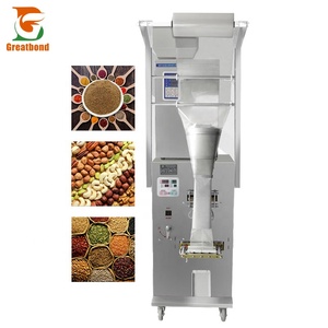 Machine d'emballage commerciale électrique à scellage arrière pour pesage et remplissage de céréales, thé, farine, riz, noix, fruits secs, 500g 1kg, prix usine - Product Image 1