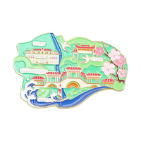 Aimants de réfrigérateur 3D en alliage personnalisés, durables, pour la décoration intérieure, souvenirs européens, avec logo couleur personnalisé, promotionnels, vente en gros de Chine
