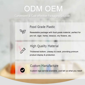 Tubo de Vidrio Preformado con Tapa de Rosca Personalizada AGG, Tubos con Tapa a Prueba de Niños para Empaque de Productos para Fumar - Product Image 6