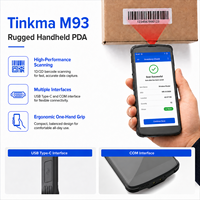 Terminal portable durci Tinkma M93 Android 15 5G avec scanner de codes-barres 6 pouces et batterie 5000 mAh pour la logistique et l'inventaire d'entrepôt