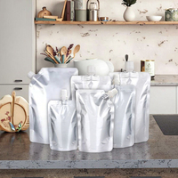 Emballage cosmétique personnalisé rechargeable, étanche et résistant à l'humidité, pour pochette à bec verseur, format stand-up pour le stockage