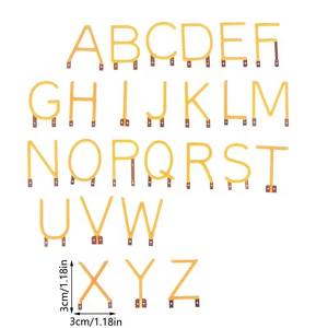 หลอดไฟ LED COB รูปตัวอักษรภาษาอังกฤษ DC3V หลากสี ขาว แดง เขียว น้ำเงิน ไดโอด ขั้ว <span class=keywords><strong>B22</strong></span> สำหรับตกแต่งงานปาร์ตี้ อุปกรณ์ DIY - Product Image 3