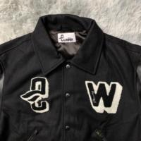 DENIMGUYS Personnalisé Brodé Chenille Logo Patches Laine Letterman Baseball Collège Varsity Veste
