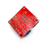 Modul Penggerak Motor H-Bridge Ganda L298N, Papan Pengontrol Motor Stepper DC Daya Tinggi untuk Mobil Pintar, Robot, Arduino, Elektronik DIY