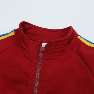 Vêtements rayés en coton pour bébés filles et garçons, jogging pour enfants avec fermeture éclair, ensemble de <span class=keywords><strong>survêtement</strong></span> pour enfants à manches longues 2 pièces - Product Image 2