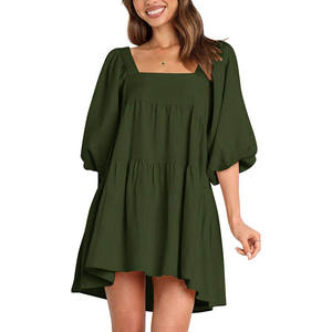 <span class=keywords><strong>Robe</strong></span> d'été en dentelle à froufrous de haute qualité moelleuse, manches en Corée du Sud 2022 Nouvelle collection de robes/ - Product Image 5