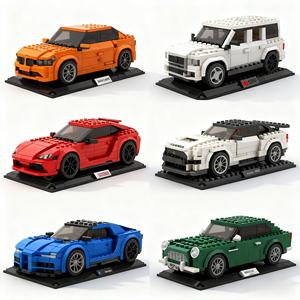 Ensemble de blocs de construction de voitures de course MOC personnalisées professionnelles pour les enfants à jouer ou la <span class=keywords><strong>collection</strong></span> d'exposition pour adultes - Product Image 2