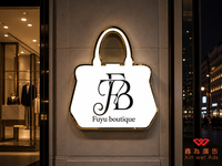Enseigne lumineuse 3D personnalisée double face, étanche IP65, en acrylique LED, pour extérieur, devanture de magasin, restaurant, café, commerce