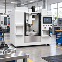 VMC-215 Petite fraiseuse CNC domestique légère, mini centre d'usinage vertical à trois axes de bureau, multifonctionnel
