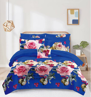 Ensemble de literie en microfibre personnalisé, 6 pièces, taille king, drap-housse à poches profondes, drap plat, hypoallergénique